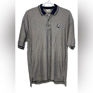 Walt Disney World Polo Mens Medium Mickey Mouse Embroidered Collared Grey